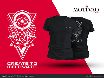 MOTIVAO MUSIC : T-Shirt Design design icon illustration illustrator logo music art shapes tshirt art typography vector