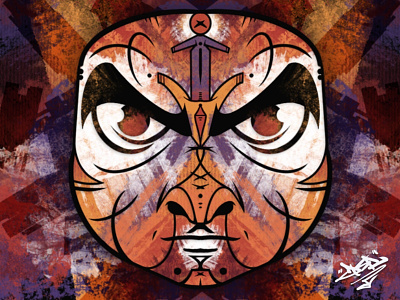 La Mascara • The Mask design graffiti illustration illustrator ipad pro pattern procreate