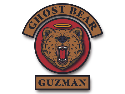 Ghost Bear - Guzman design icon illustration