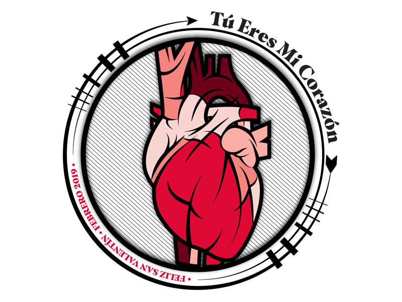 Tú Eres Mi Corazón design icon illustration