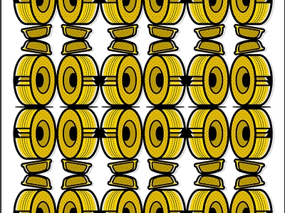 Pattern - 012 color logo pattern shapes yellow