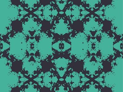 Pattern - 014 abstract pattern psychology shapes teal