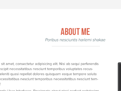 Personal site webdesign website