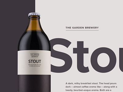 Art direction - craft beer beer cart item minimal shop typography ui