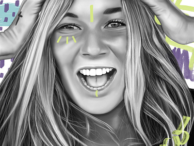 Coco Ho boho ethnic illustration lettering portrait procreate surf surfer surfing tribe