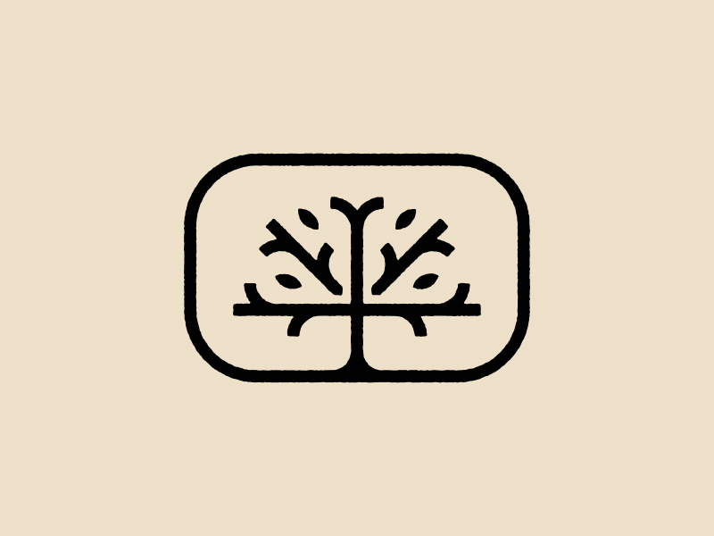 Tree animation brand identity branding flat grid illustration logo logo design logos minimal oak oak tree simple tree tree logo