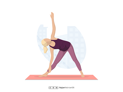 Yoga animation app branding design flat flat design flat design flatdesign icon illustraion illustration illustration art illustrations illustrator logo vector vector art vector illustration vectorart vectors