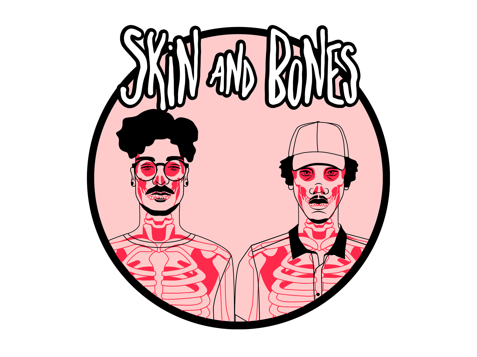 Skin and Bones Illustration / Logo