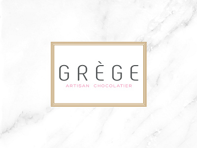 Logo - Grège Artisan Chocolatier chocolate