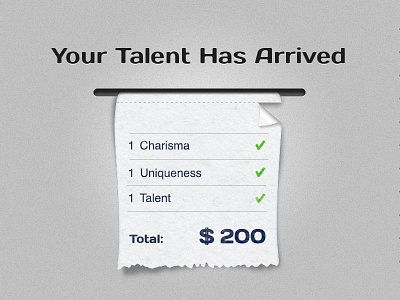 Talent Receipt