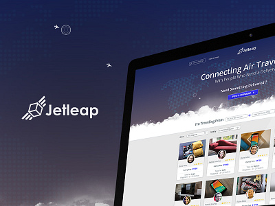 Jetleap branding branding delivery flight jetleap package responsive