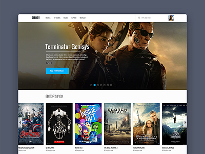 Coming soon - revolutionizing the way we consume TV film fullscreen homepage product responsive television ui ux