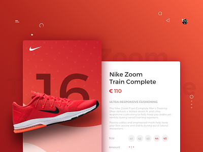 E-Commerce Nike Concept Shop concept ecommerce nike shoes sketch3 ui ux website