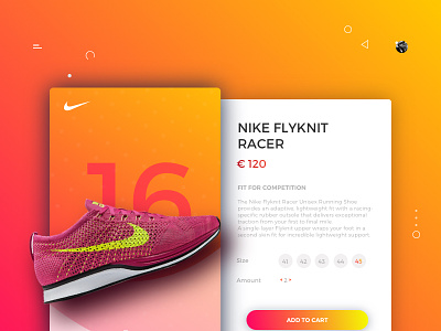 E-Commerce Nike Concept Shop concept ecommerce nike shoes sketch3 ui ux website