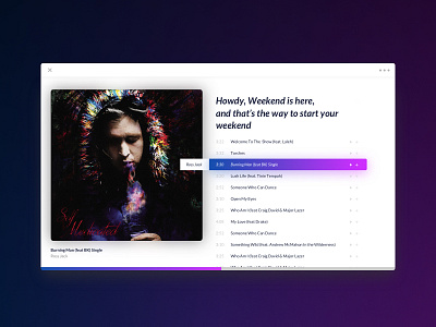 Redesign Music Player