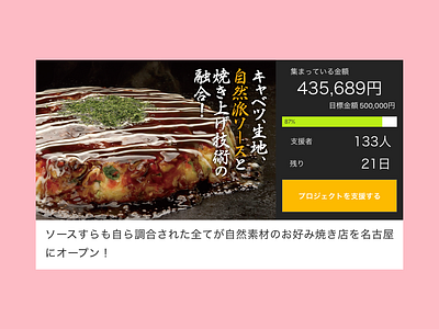 Daily UI #032 Crowdfunding Campaign