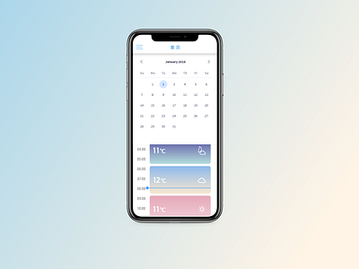 Daily UI #38 Calendar