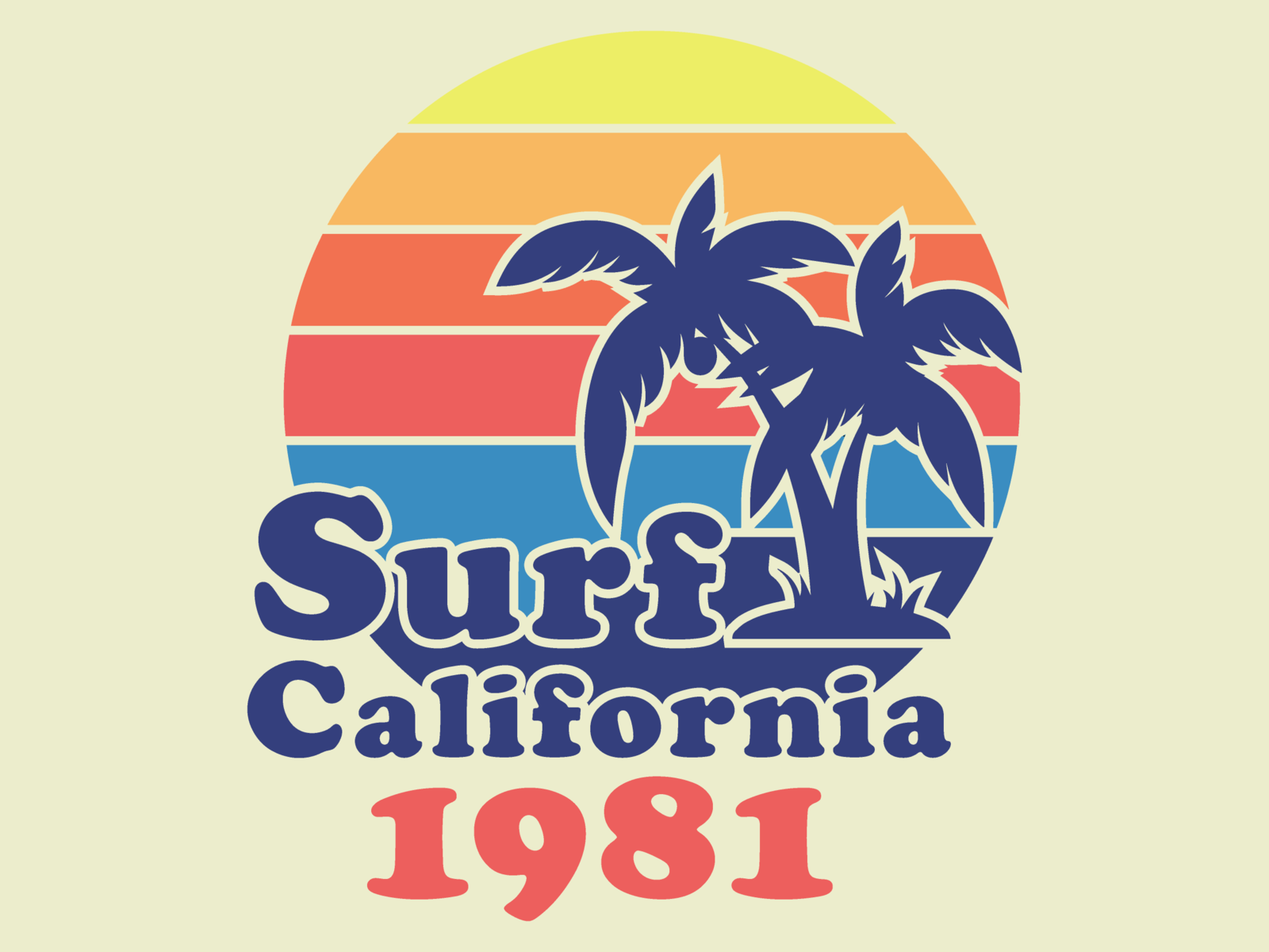 Surf California by Ryan Richard on Dribbble