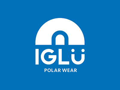 Iglu Polar Wear Logo badge branding design flat graphic design graphic art icon illustrator lettering logo minimal type typography vector