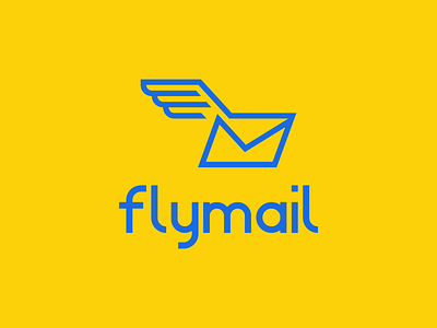 Flymail Logo badge branding design email email app flat graphic design graphic art icon illustration illustrator lettering logo minimal type typography vector