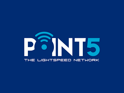 Point-5 Network Logo badge branding design flat graphic design graphic art icon illustration illustrator lettering logo minimal type typography vector wifi