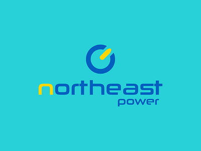 Northeast Power Logo badge branding design flat graphic design graphic art icon illustration illustrator lettering logo minimal type typography vector