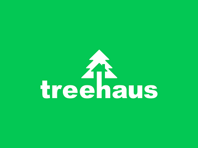 Treehaus logo badge branding design flat graphic design graphic art icon illustration illustrator lettering logo minimal type typography vector