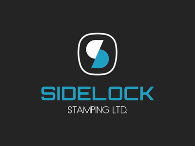 Sidelock Stamping Ltd. Logo badge branding design flat graphic design graphic art icon illustrator lettering logo minimal type typography vector