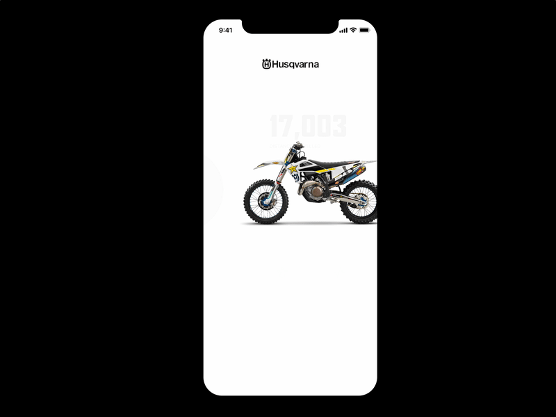 Bike mobile app design