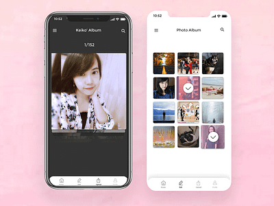 Photo Gallery Ui Design android app app creative design creative app design design inspiration ios app mobile ui ui ui app uidesign ux webdesign