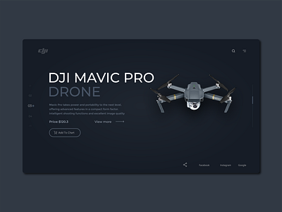 Landing Page Drone App