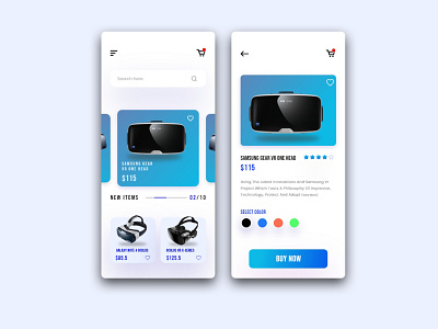 Virtual Reality Product App app app design creative app design inspiration ui ui app ui inspiration uidesign uix user experience ux web design webdesign