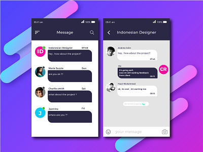 Chat App Ui Design