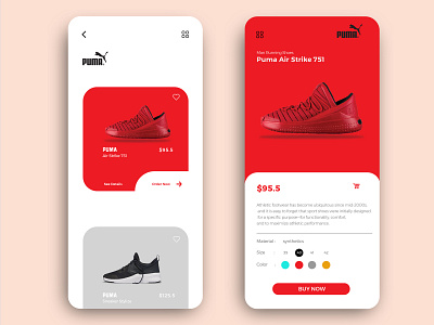 Shoes App Product Page app branding creative design creative app design design inspiration icon ui ui app uidesign ux web webdesign