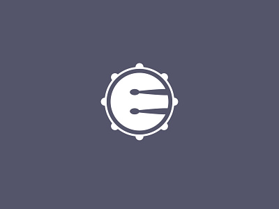 Eugene Manukhin - drummer. Monogram branding design geometic icon identity logo logotype mark symbol vector