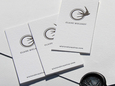 Logo Identity - closer black clean cotton identity letterpress logo paper seal simple wax white