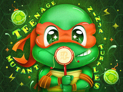 Teenage Mutant Ninja Turtles teenage mutant ninja turtles 插图 设计