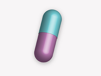 Pill 3d 3d revolve illustrator pill revolve