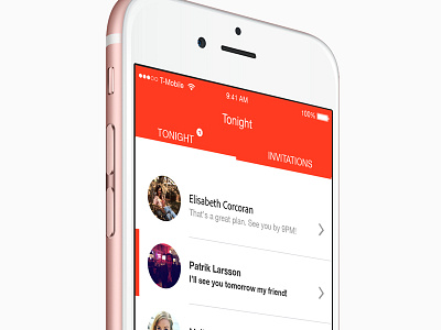 Striking conversations with other moviegoers cinema cinemeet dating ios mobile swift tonight ui