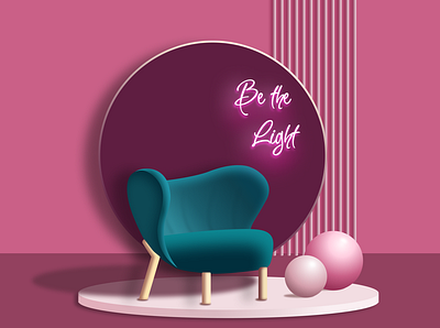 Be the light | Figma 3d design figma illustration