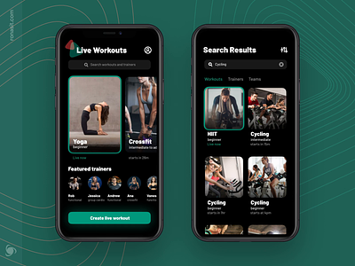 Fitness App Design Concept app body coach exercise fitness gym gym app home mvp personal ronas it search sport startup strenght training ui ux