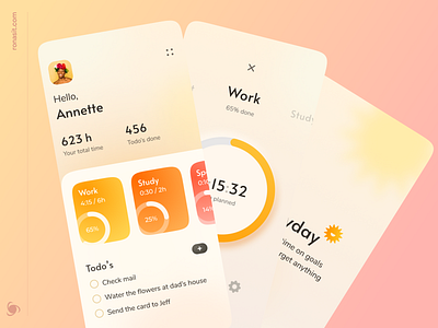 Activity Tracker Mobile App by Dmitry Lauretsky for Ronas IT | UI/UX ...