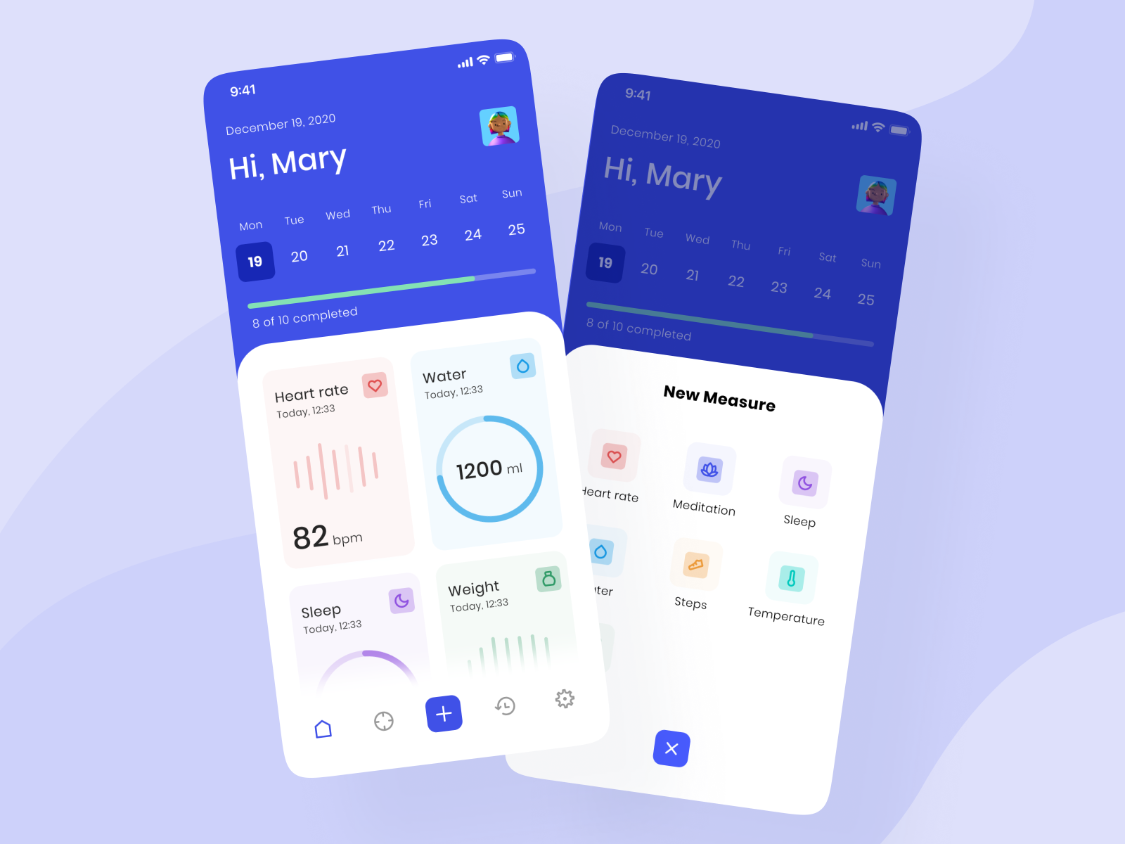 Health Tracker Mobile App by Dmitry Lauretsky for Ronas IT | UI/UX Team ...