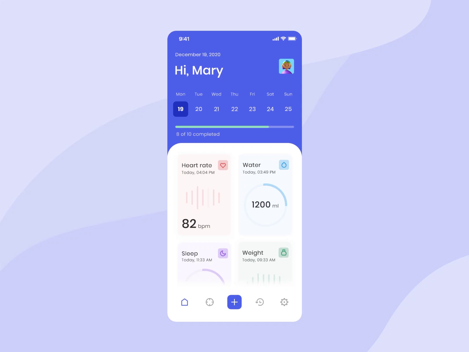 Health Tracker Mobile App | Animated Flow by Dmitry Lauretsky for Ronas ...