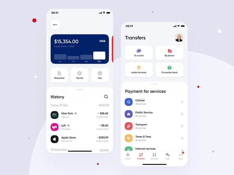 Bank of America | Online Banking Mobile App Concept by Dmitry Lauretsky ...