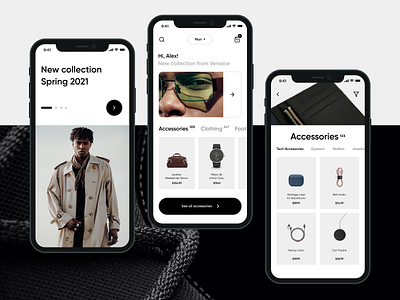 E-commerce Mobile App app app design e comerce e commerce e commerce app e commerce design e commerce shop ecommerce app fashion fashion app mobile app mobile app design mobile design mobile ui mvp ronas it shopping app ui ux