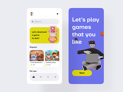 Game Store App by Dmitry Lauretsky for Ronas IT | UI/UX Team on Dribbble