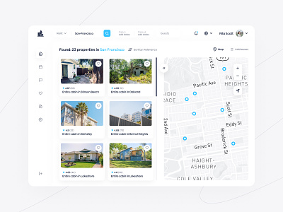 Real Estate Website apartment filter filters flat map map view mvp property property listing real estate real estate agency ronas it ui ux web web app web design