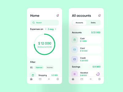 Spending Tracker App by Dmitry Lauretsky for Ronas IT | UI/UX Team on ...