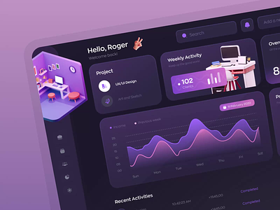 Angular designs, themes, templates and downloadable graphic elements on  Dribbble